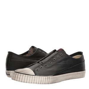 John Varvatos Star USA BooTLeg Laceless Sneakers Low Top Black